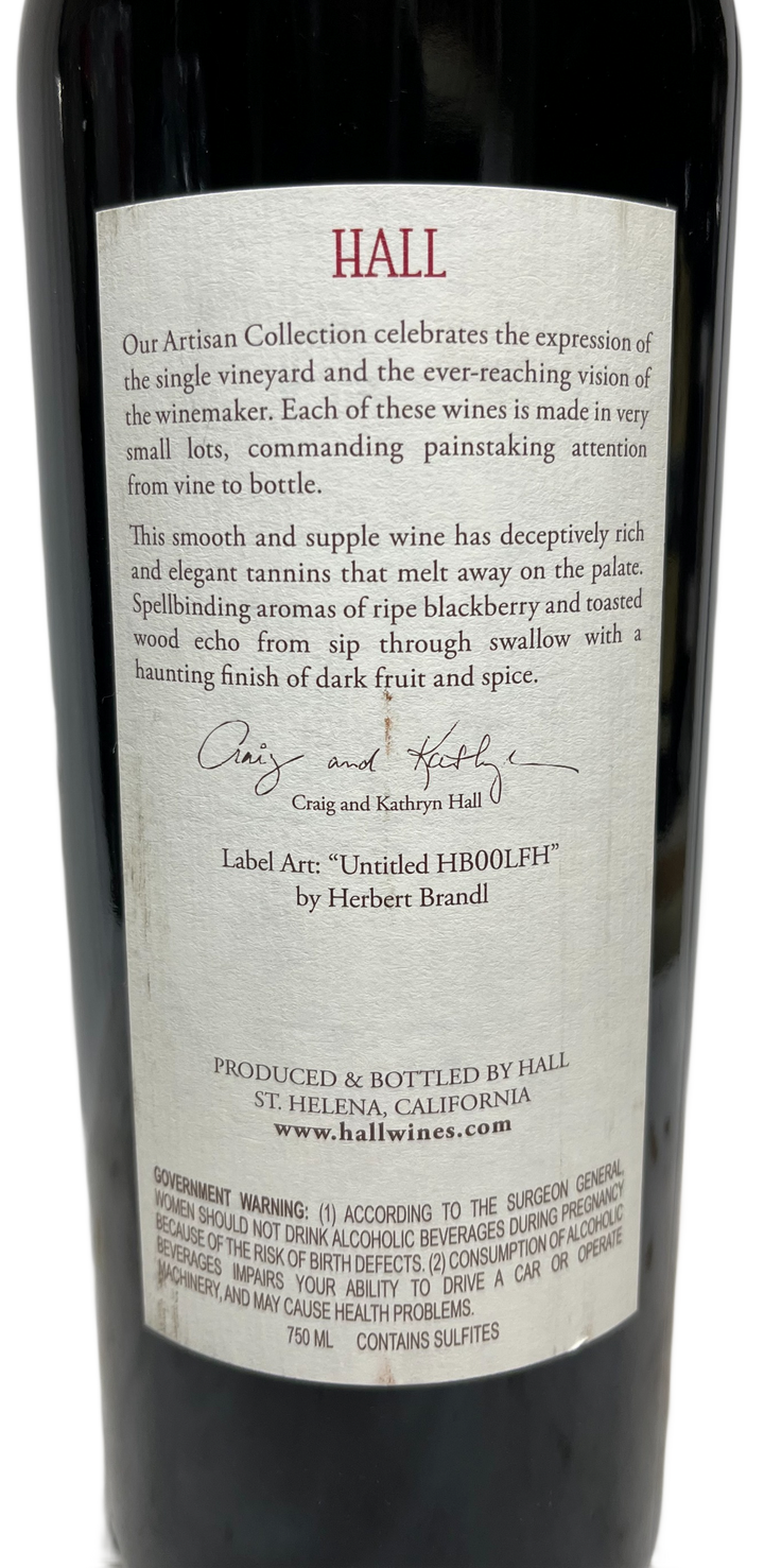 2011 Hall Winery Diamond Mountain Cab