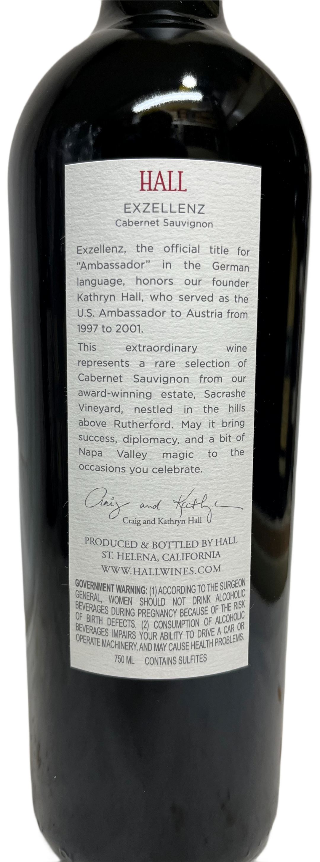 2014 Hall Cabernet Exzellenz