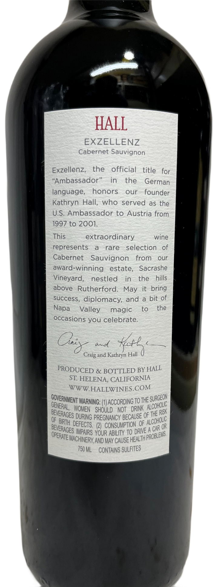 2014 Hall Cabernet Exzellenz