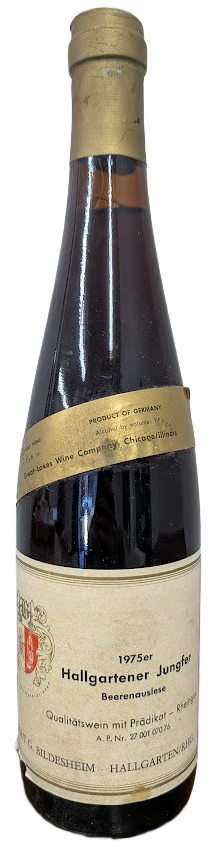 1975 G. Bildesheim Hallgartener Jungfer Beerenauslese