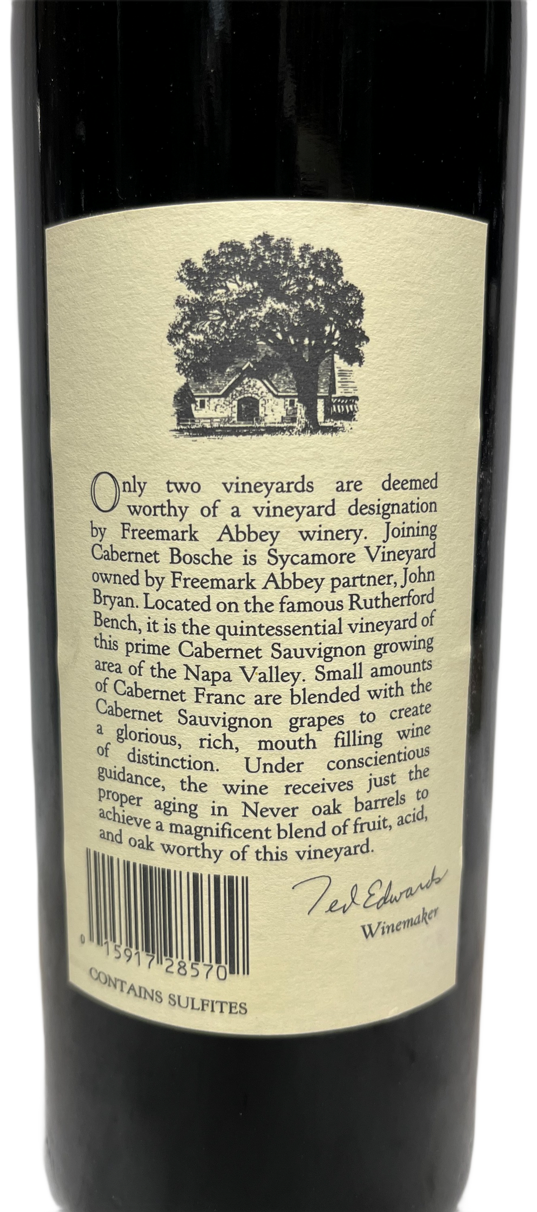 1985 Freemark Abbey Cabernet Sycamore Vineyard