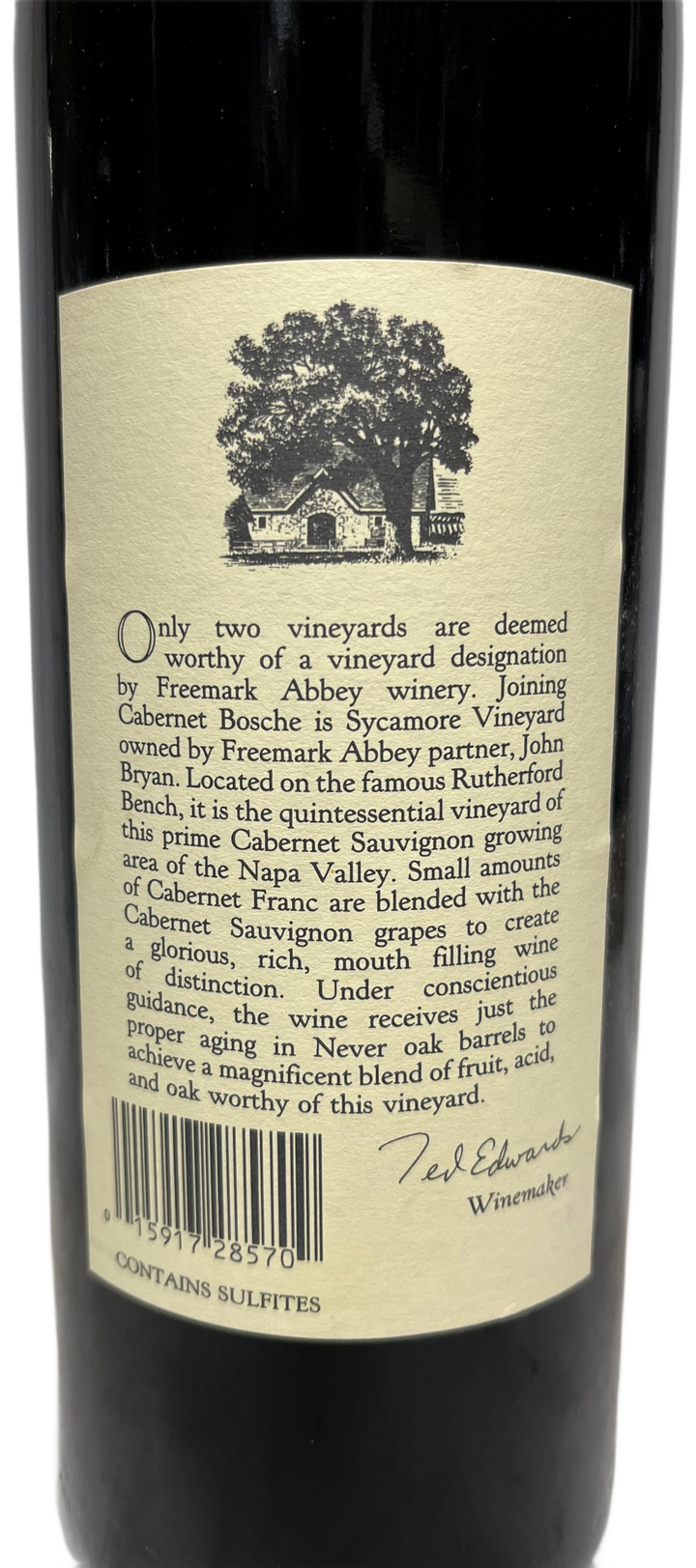 1985 Freemark Abbey Cabernet Sycamore Vineyard