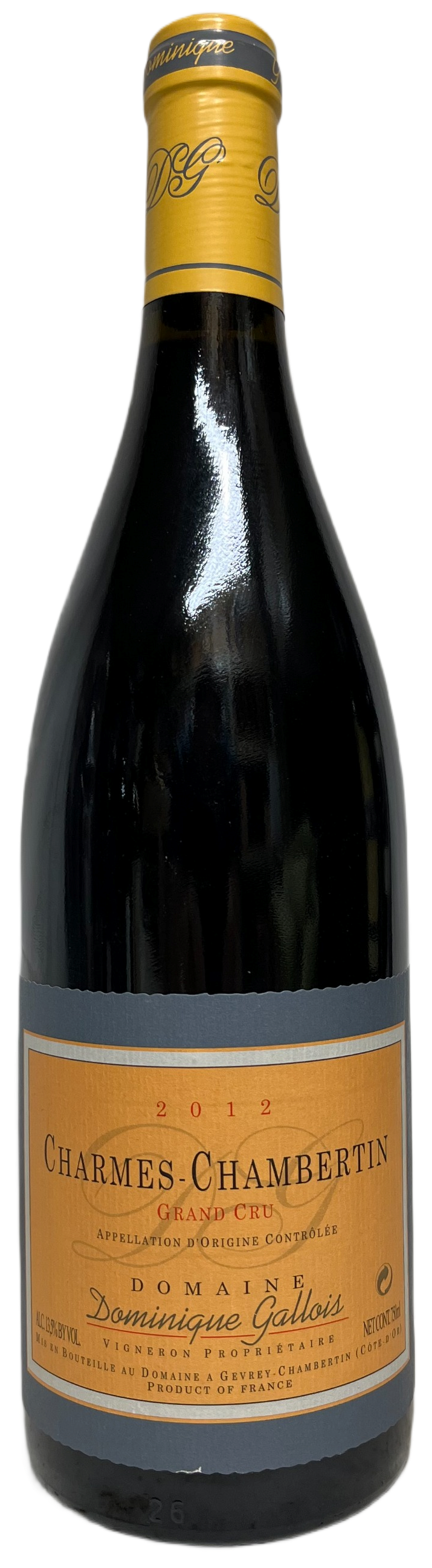 2012 Dominique Gallois Charmes Chambertin Grand Cru