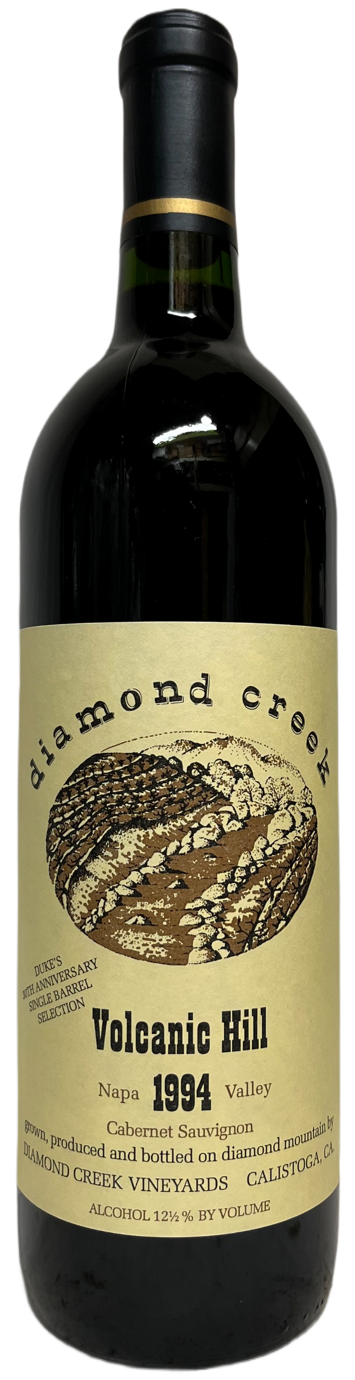 1994 Diamond Creek Cabernet Volcanic Hill Duke's 30th Anniversary Single Barrel