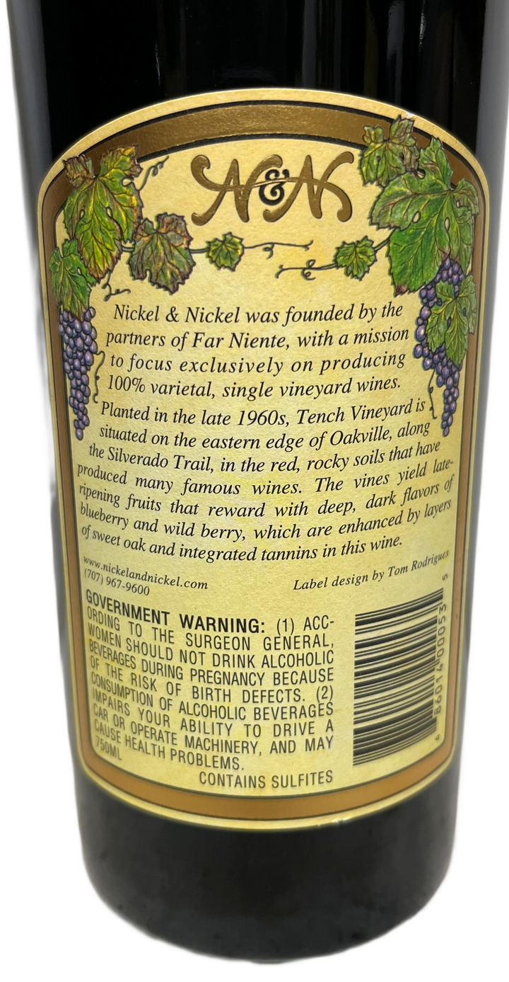 2007 Nickel & Nickel Tench Vineyard Cabernet