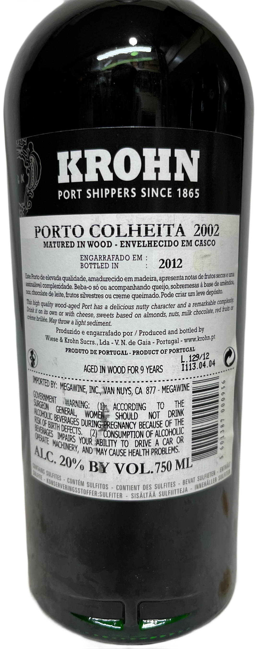 2002 Krohn Colheita Port
