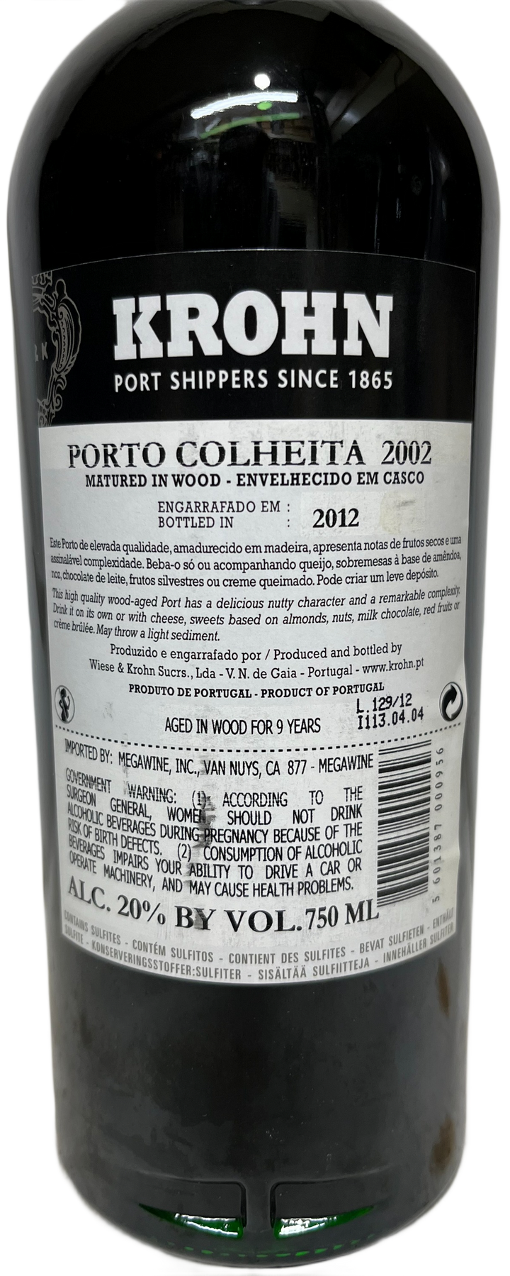 2002 Krohn Colheita Port