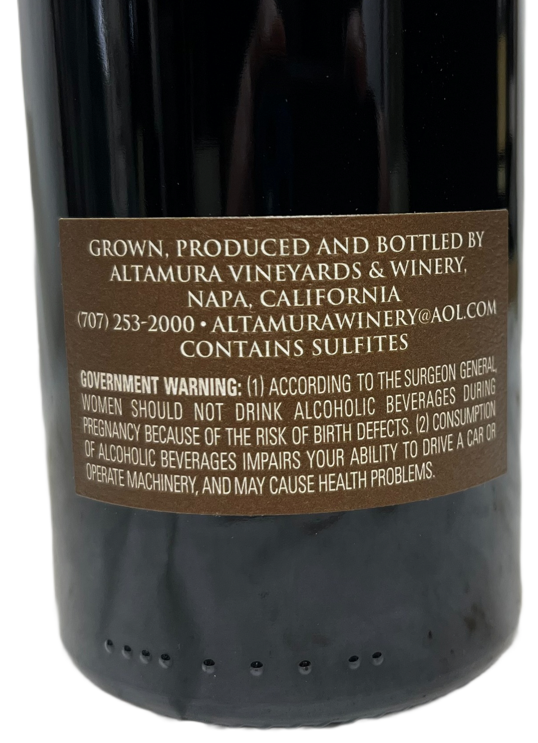 2014 Altamura Napa Valley Cabernet Sauvignon