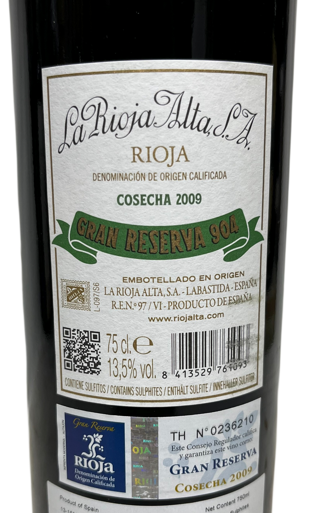 2009 La Rioja Alta Gran Reserva 904