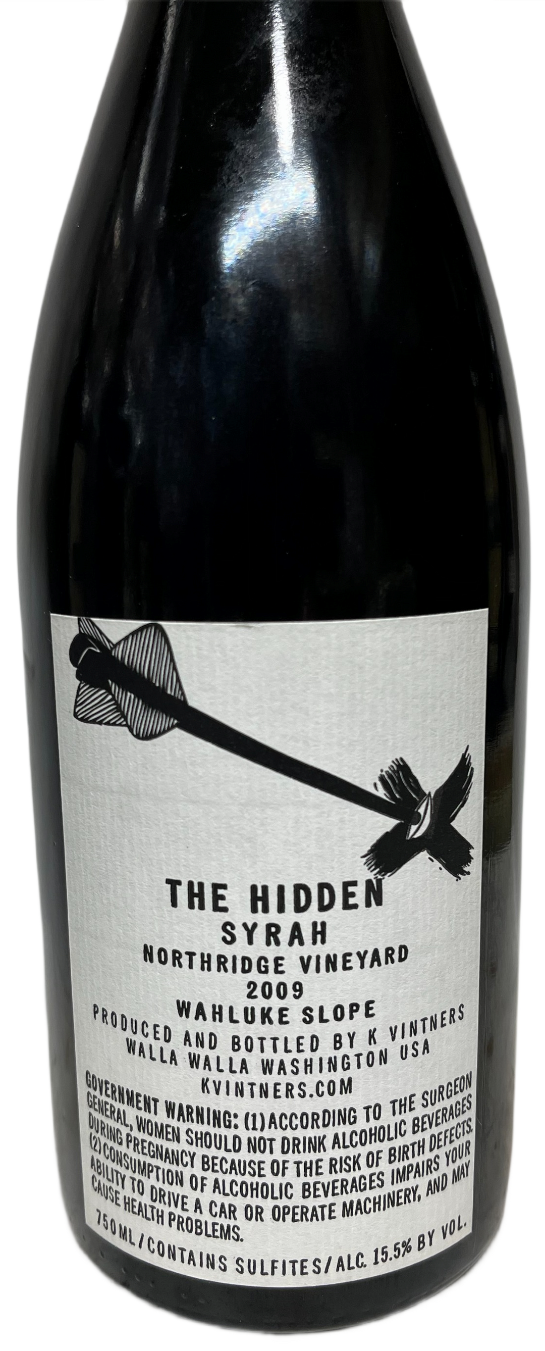 2009 K Vintners The Hidden Syrah