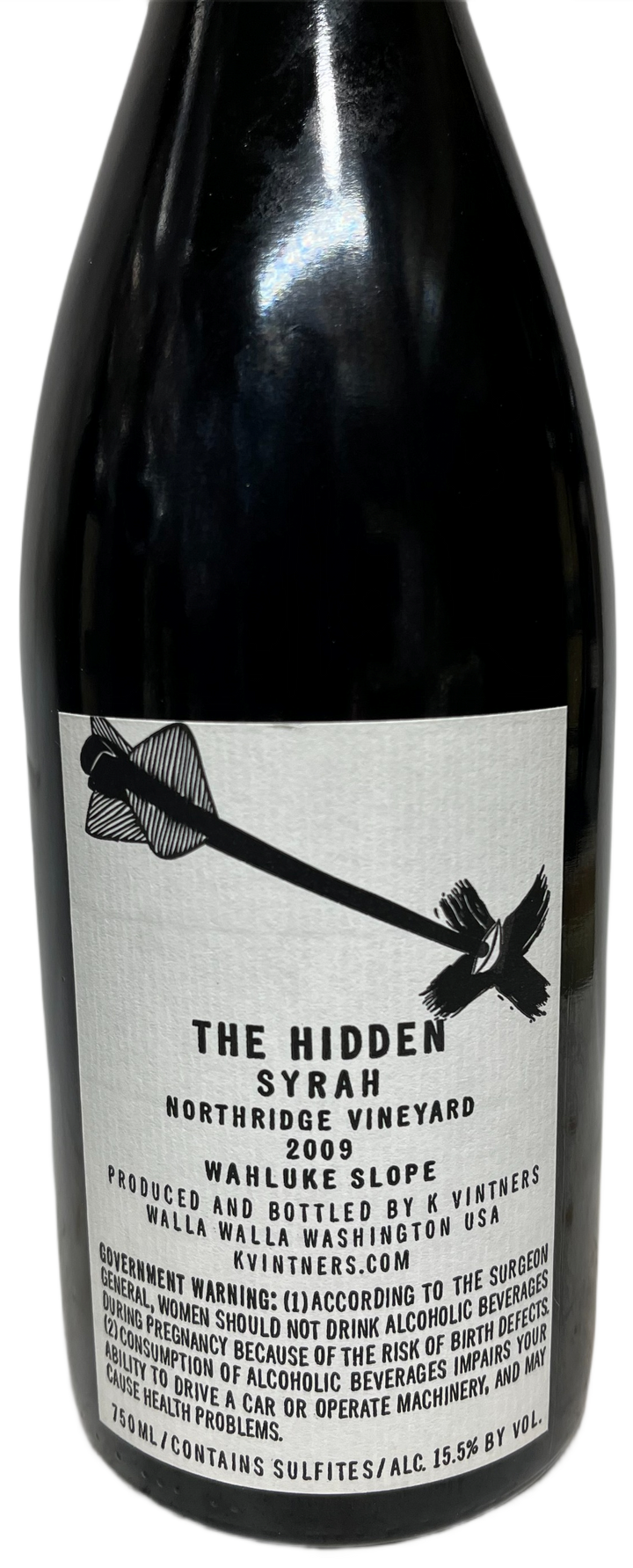 2009 K Vintners The Hidden Syrah