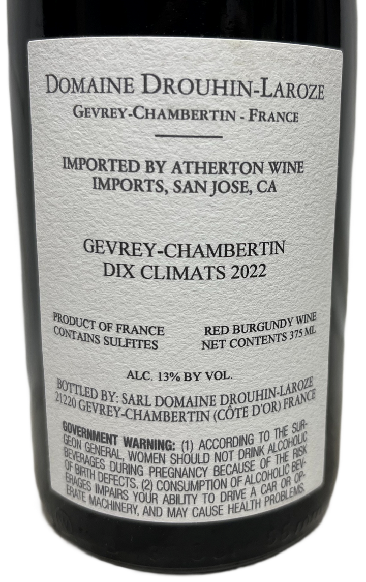 2022 Drouhin Laroze Gevrey Chambertin Dix Climats