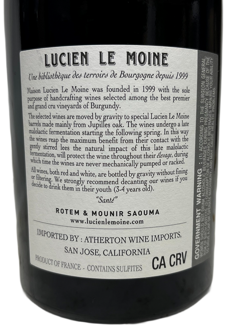 2022 Lucien Le Moine Pommard Epenots