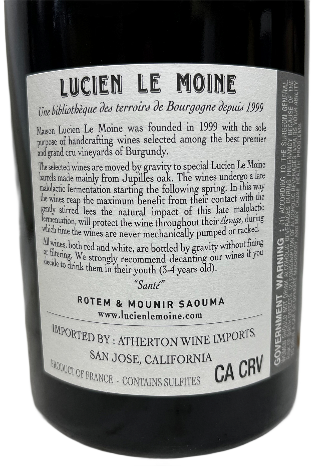 2022 Lucien Le Moine Chambolle Musigny les Charmes