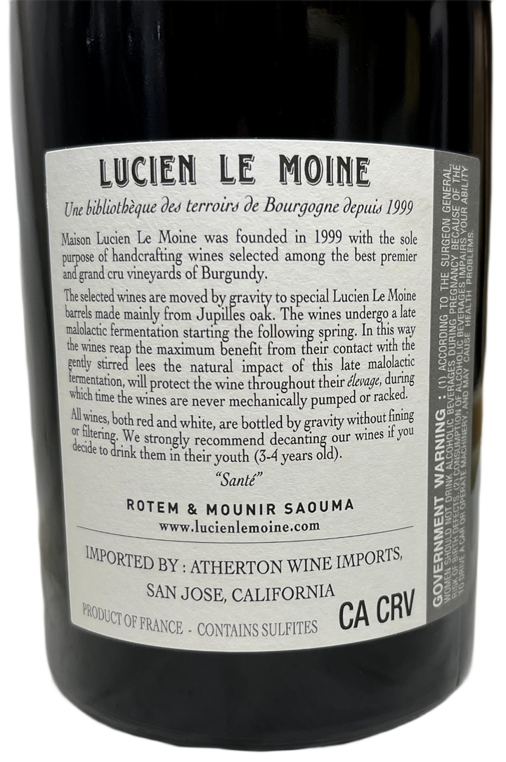 2022 Lucien Le Moine Chambolle Musigny les Baudes