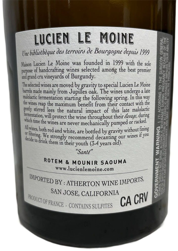 2022 Lucien Le Moine Saint Aubin Sur Gamay