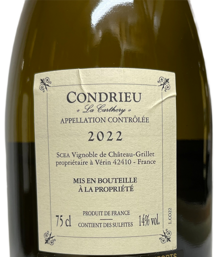 2022 Chateau Grillet Condrieu La Carthery