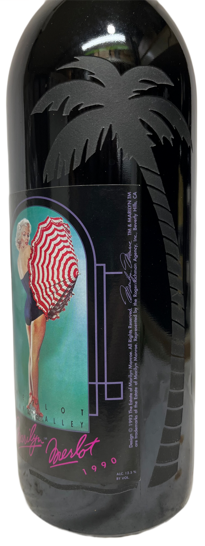 1990 Marilyn Merlot Napa Valley Merlot Etched