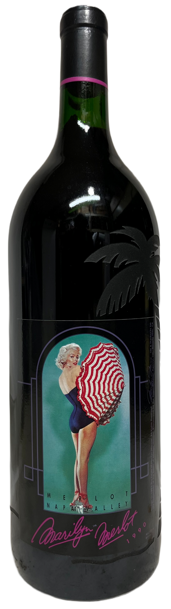 1990 Marilyn Merlot Napa Valley Merlot Etched