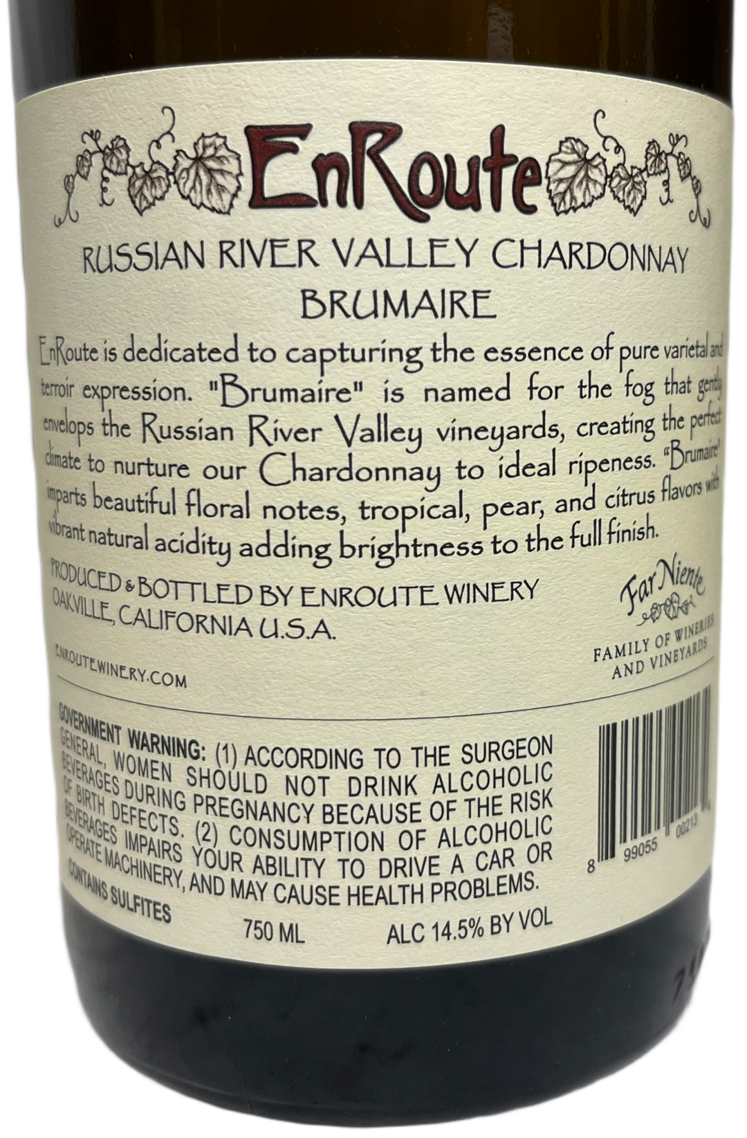 2022 EnRoute Russian River Valley Brumaire Chardonnay