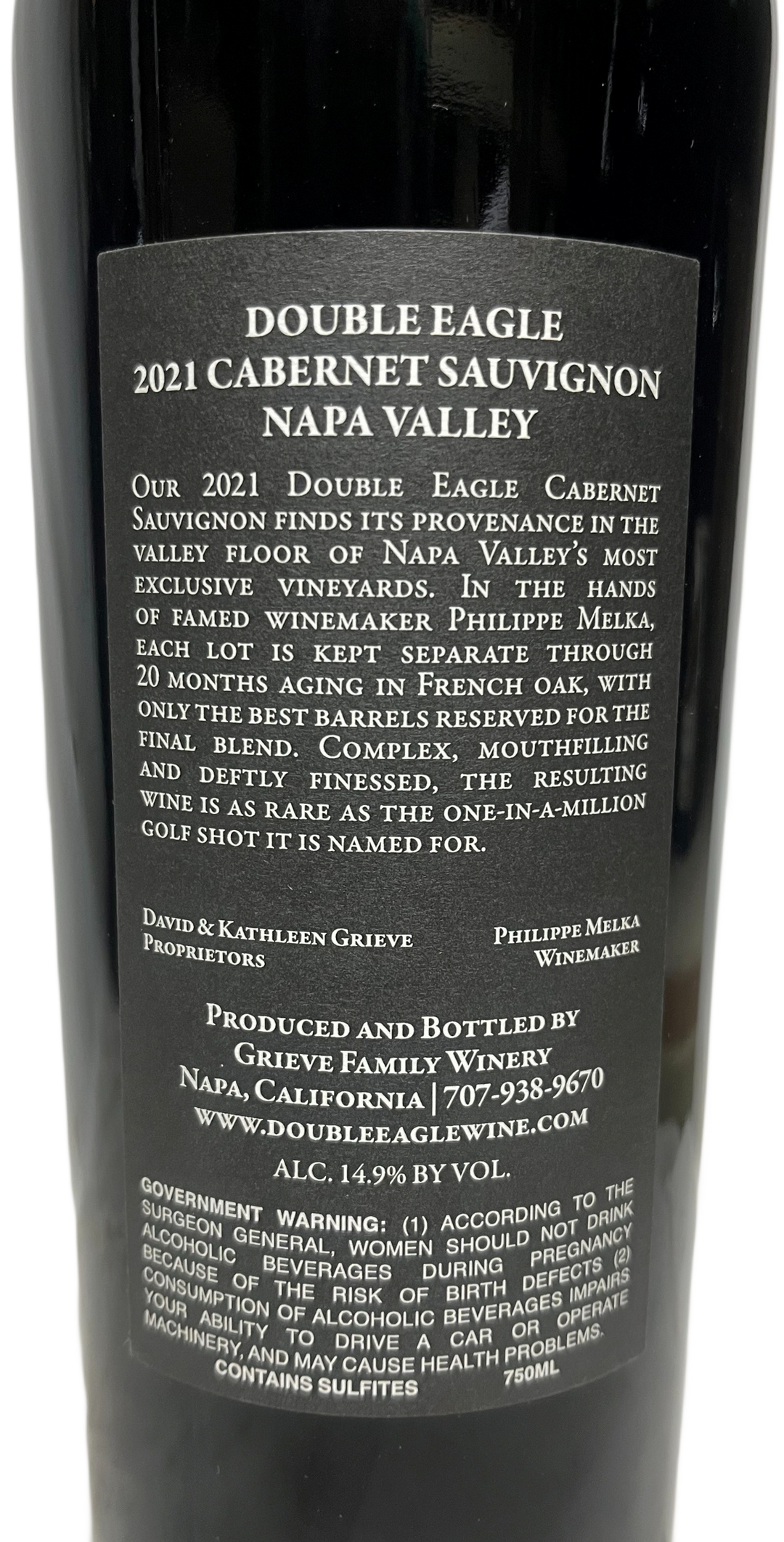 2021 Grieve Family Double Eagle Cabernet Sauvignon