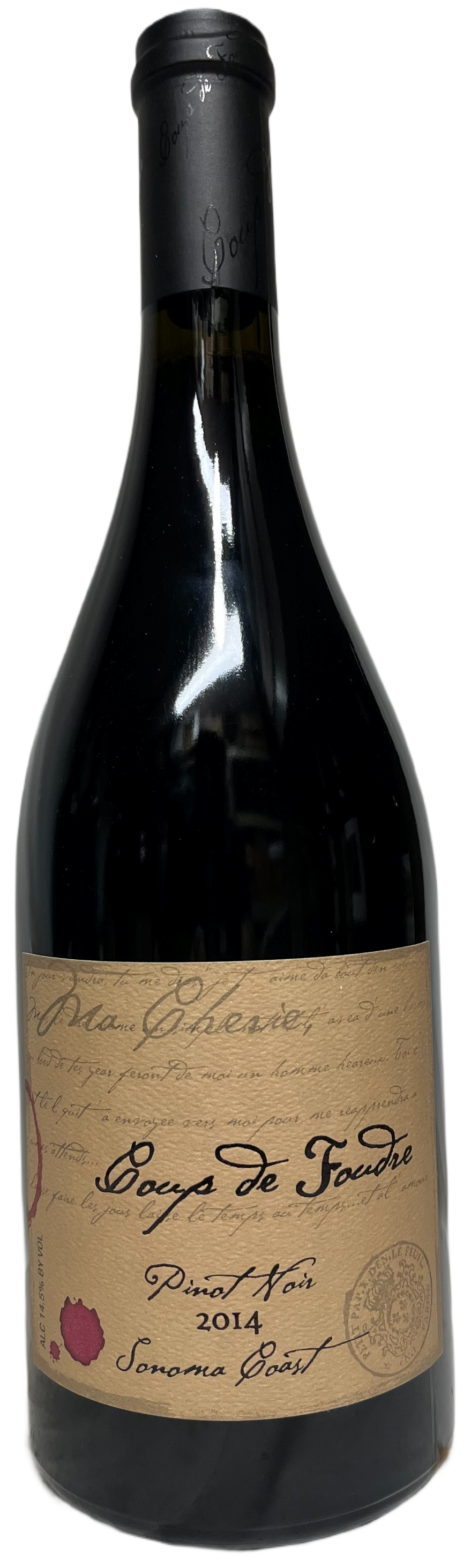 2014 Coup de Foudre Sonoma Coast Pinot Noir