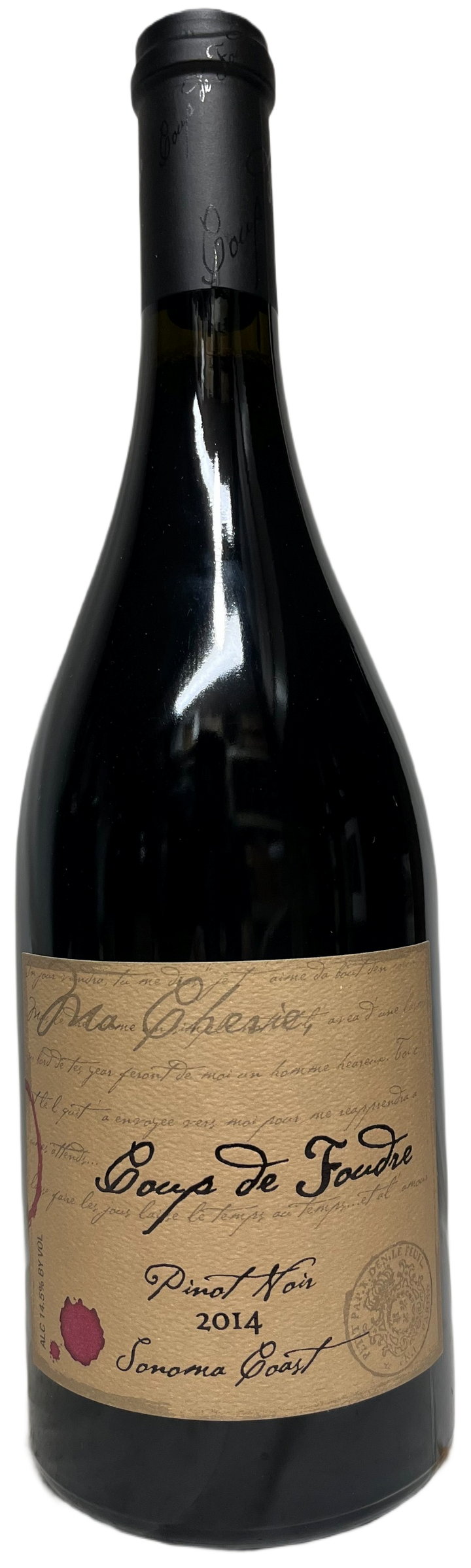 2014 Coup de Foudre Sonoma Coast Pinot Noir