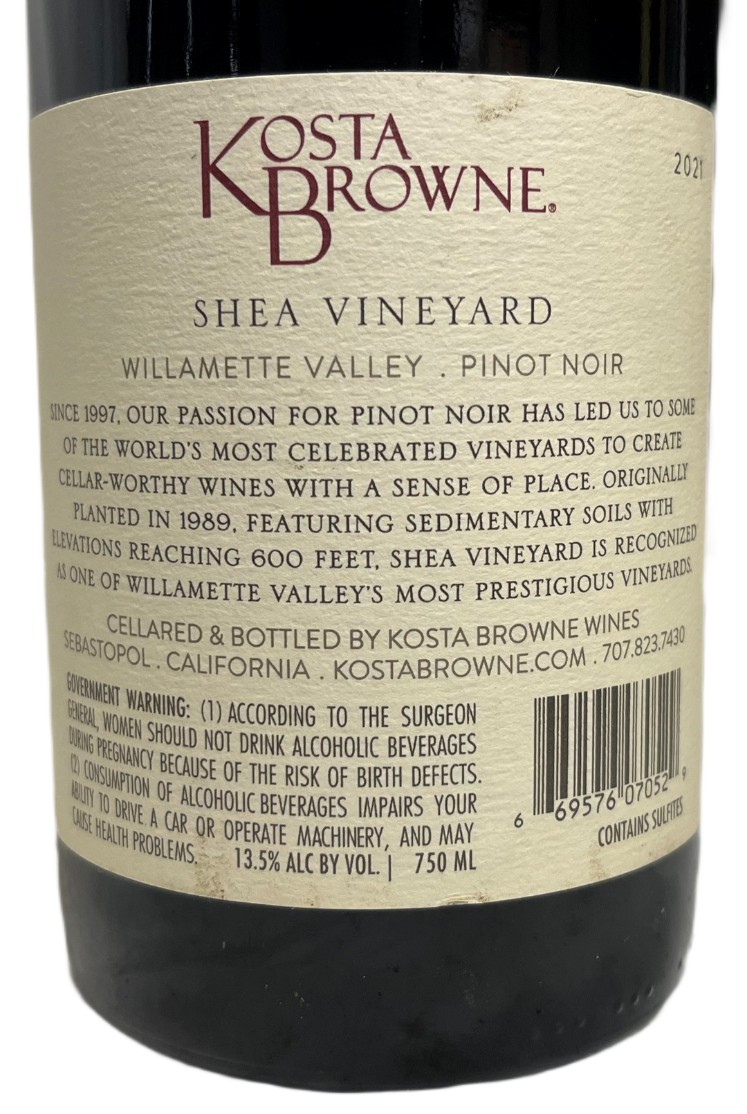 2021 Kosta Browne Shea Vineyard Pinot Noir