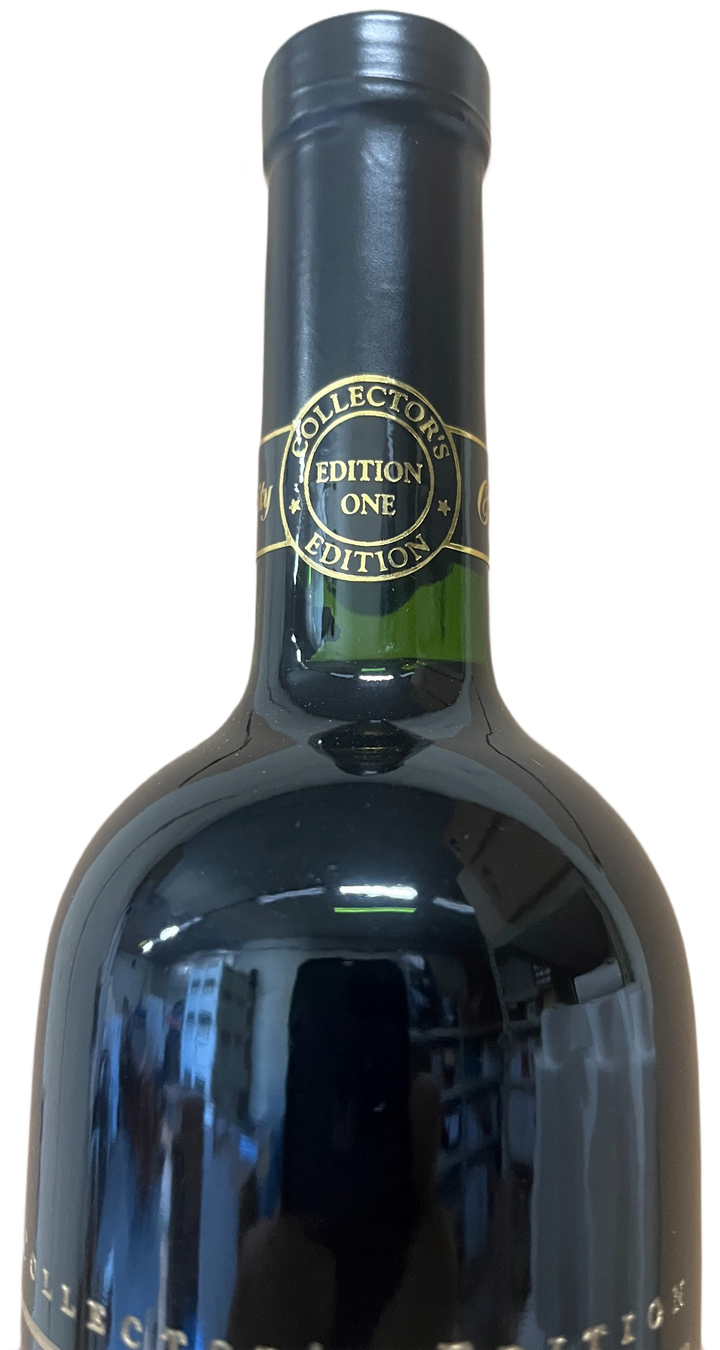 1995 Celebrity Cellars Kiss This Cabernet Sauvignon Etched Bottle