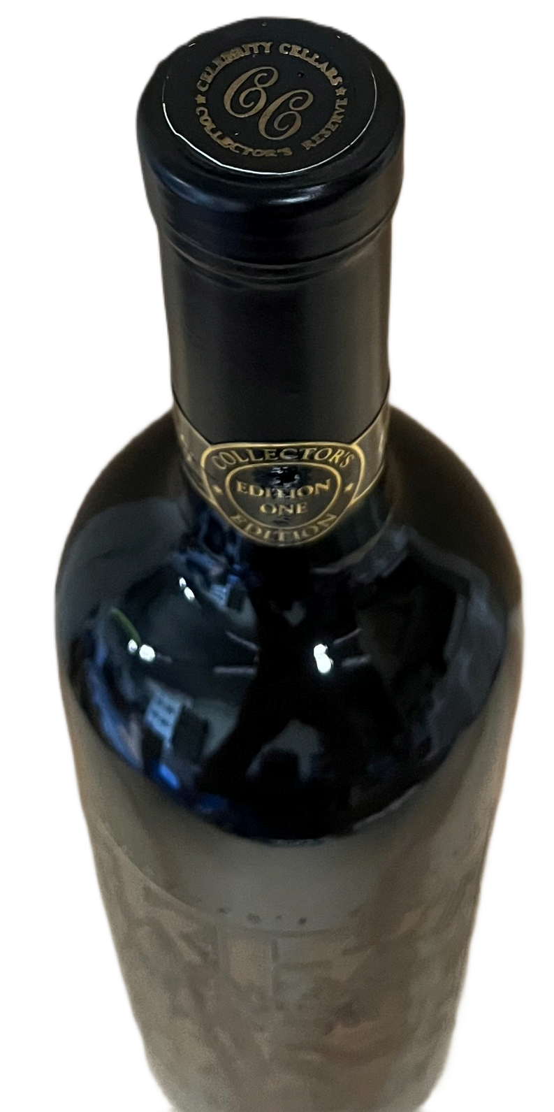 1995 Celebrity Cellars Kiss This Cabernet Sauvignon Etched Bottle