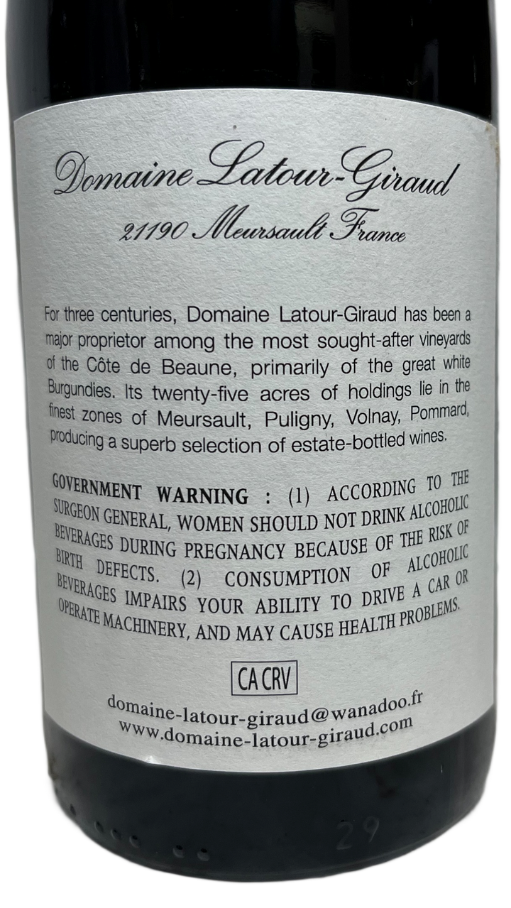 2023 Latour Giraud Volnay Clos des Chenes