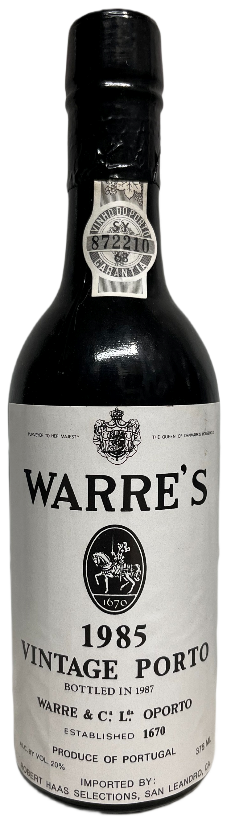 1985 Warre Vintage Port