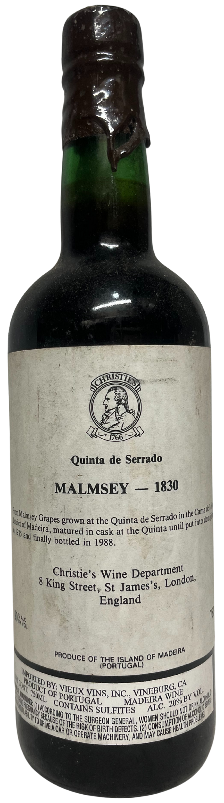 1830 Quinta de Serrado Malmsey