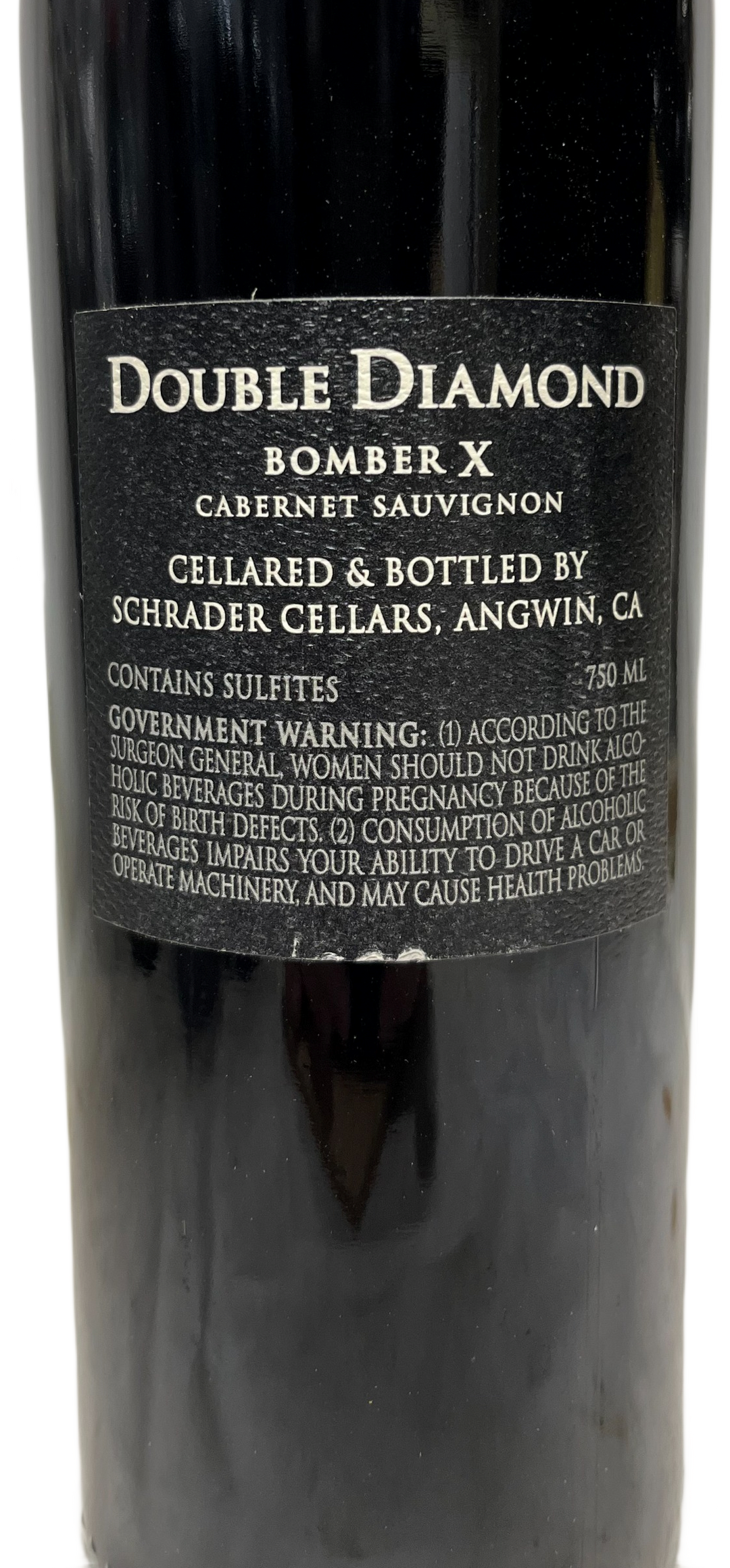 2010 Schrader Double Diamond Bomber X Cabernet Sauvignon