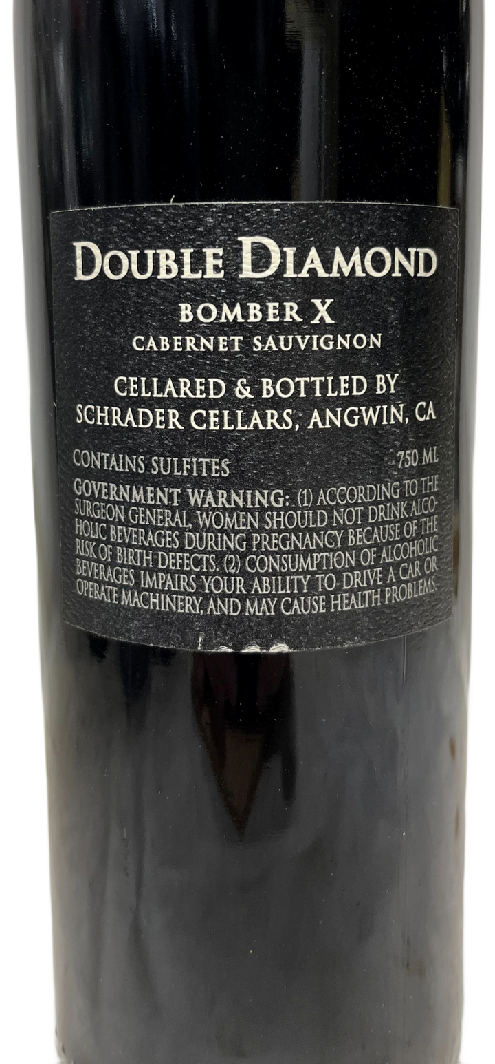 2010 Schrader Double Diamond Bomber X Cabernet Sauvignon