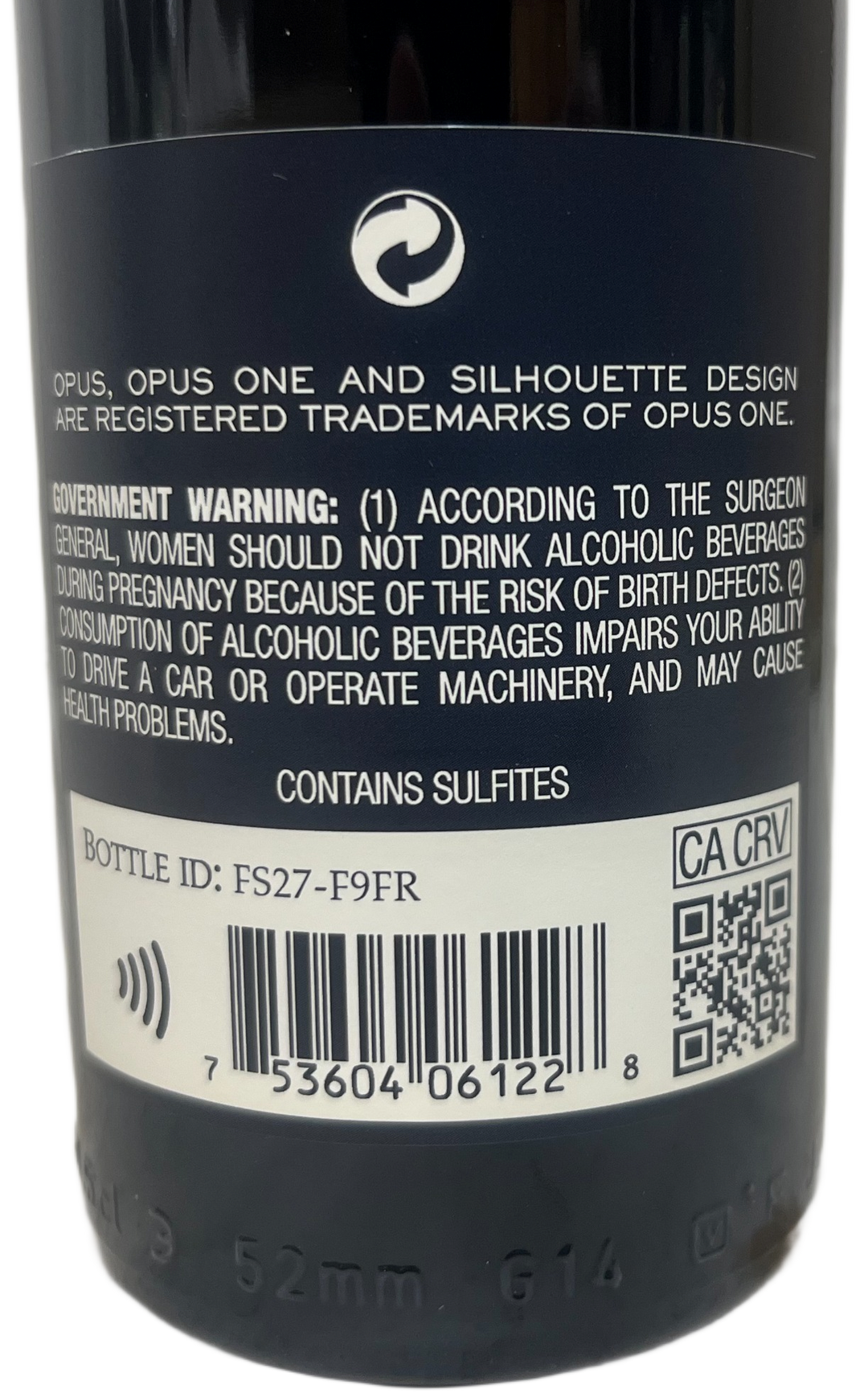 2022 Opus One Napa Valley Proprietary Red