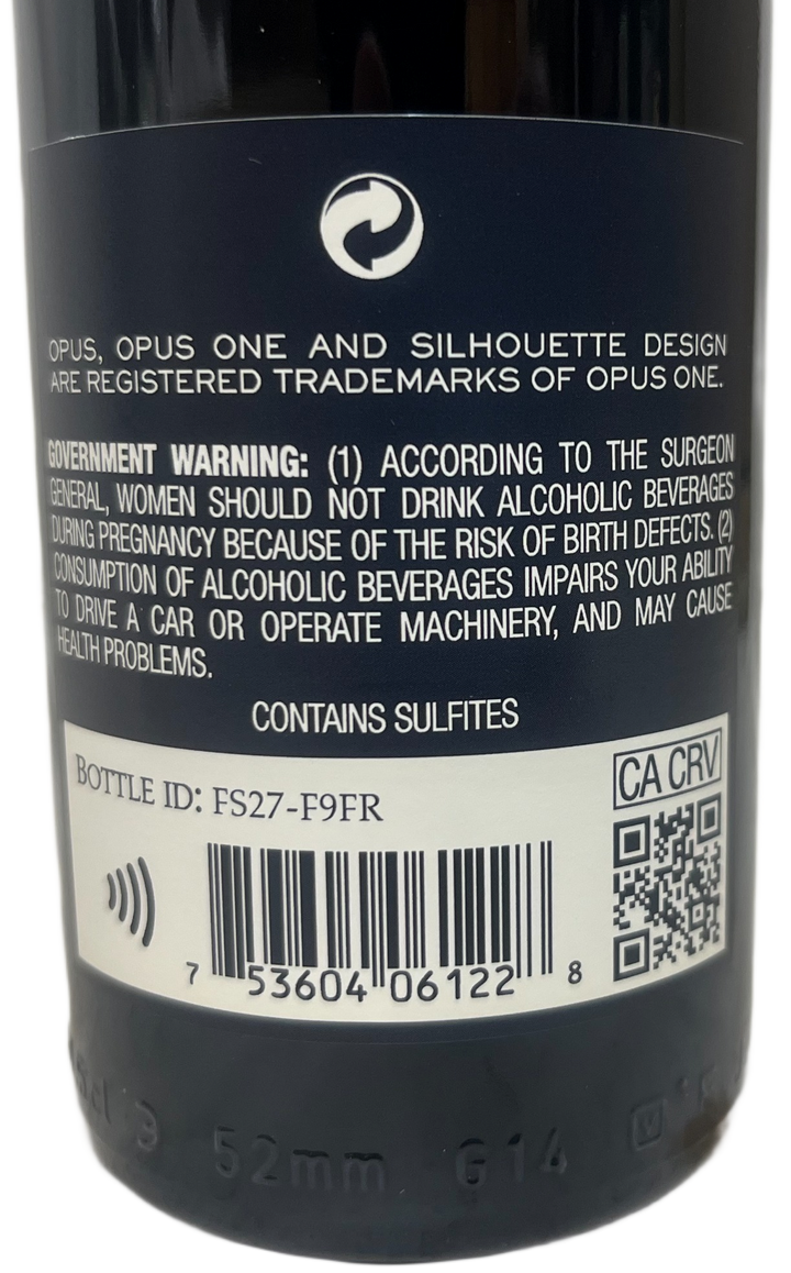 2022 Opus One Napa Valley Proprietary Red