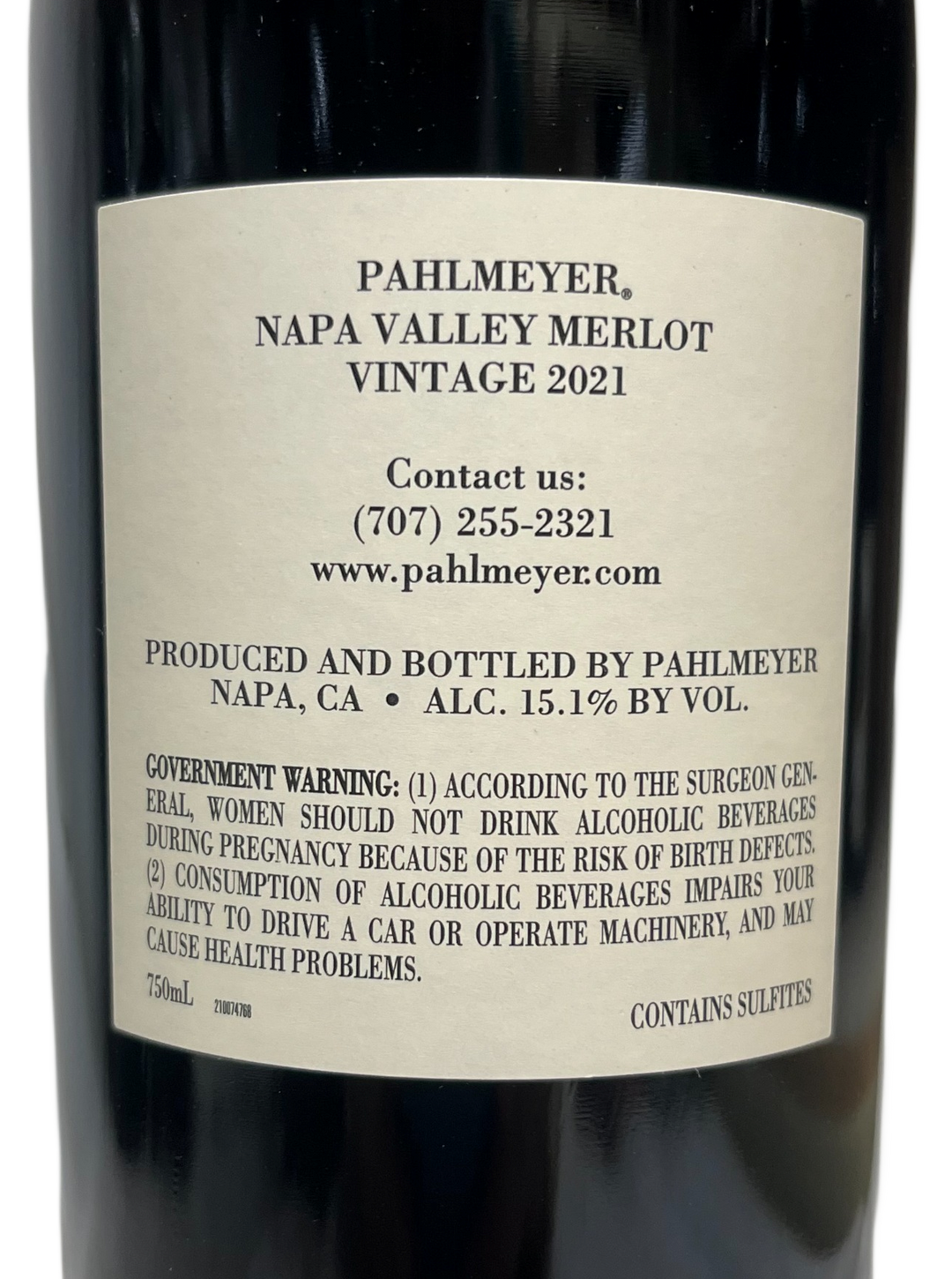 2021 Pahlmeyer Napa Valley Merlot