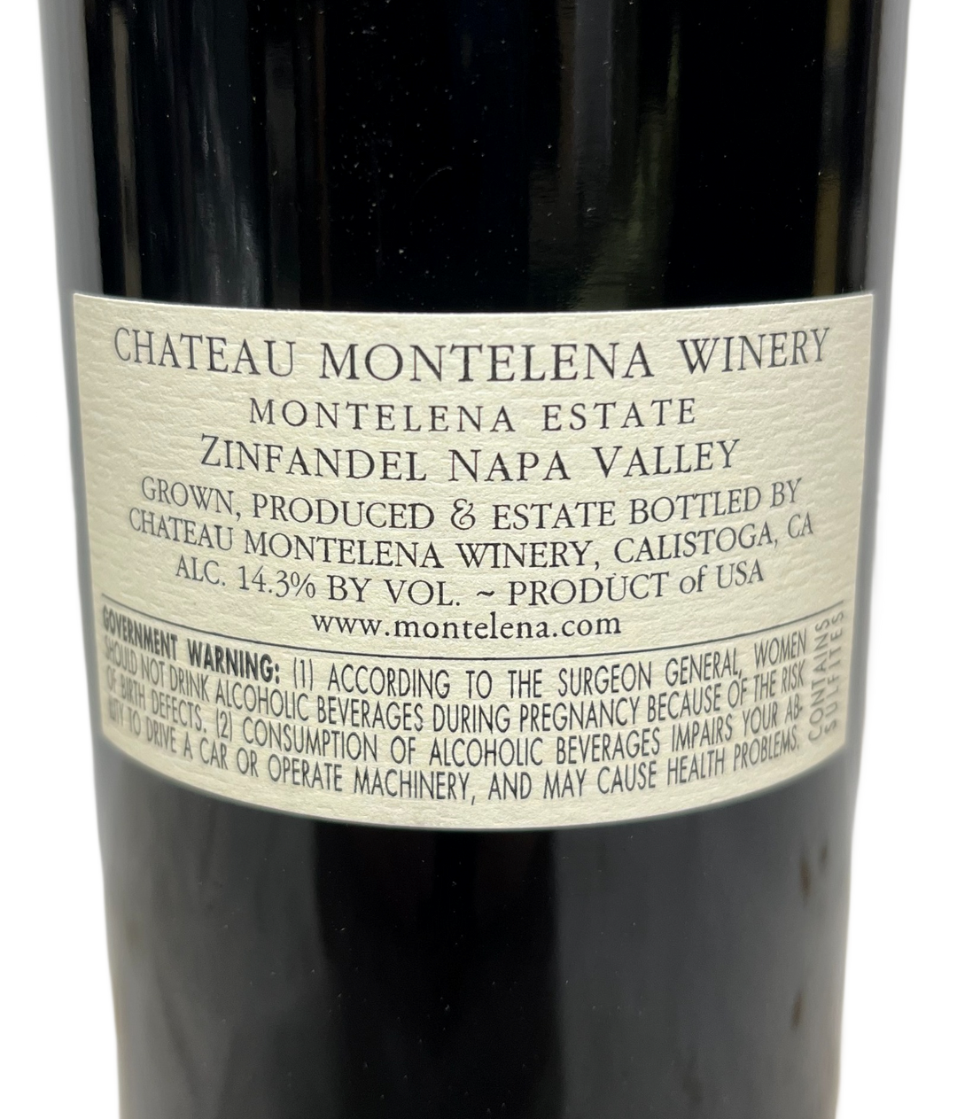 2019 Chateau Montelena Napa Valley Estate Zinfandel