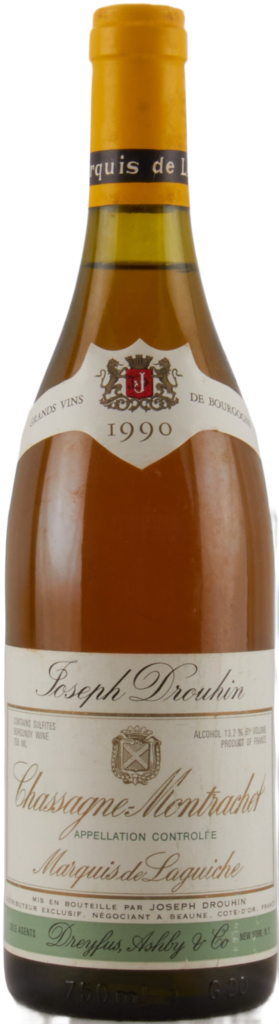 1990 Joseph Drouhin Chassagne Montrachet Marquis de Laguiche
