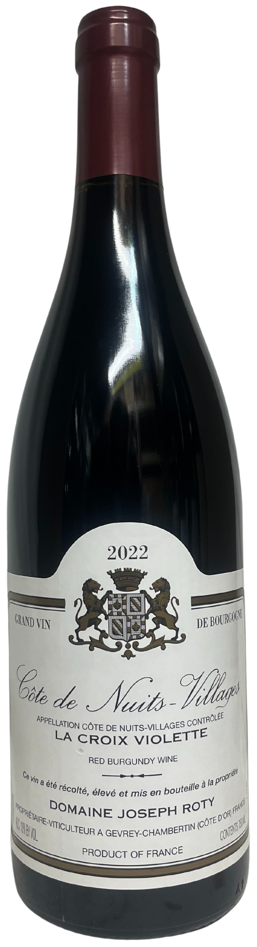 2022 Joseph Roty Cotes de Nuits La Croix Violette Rouge