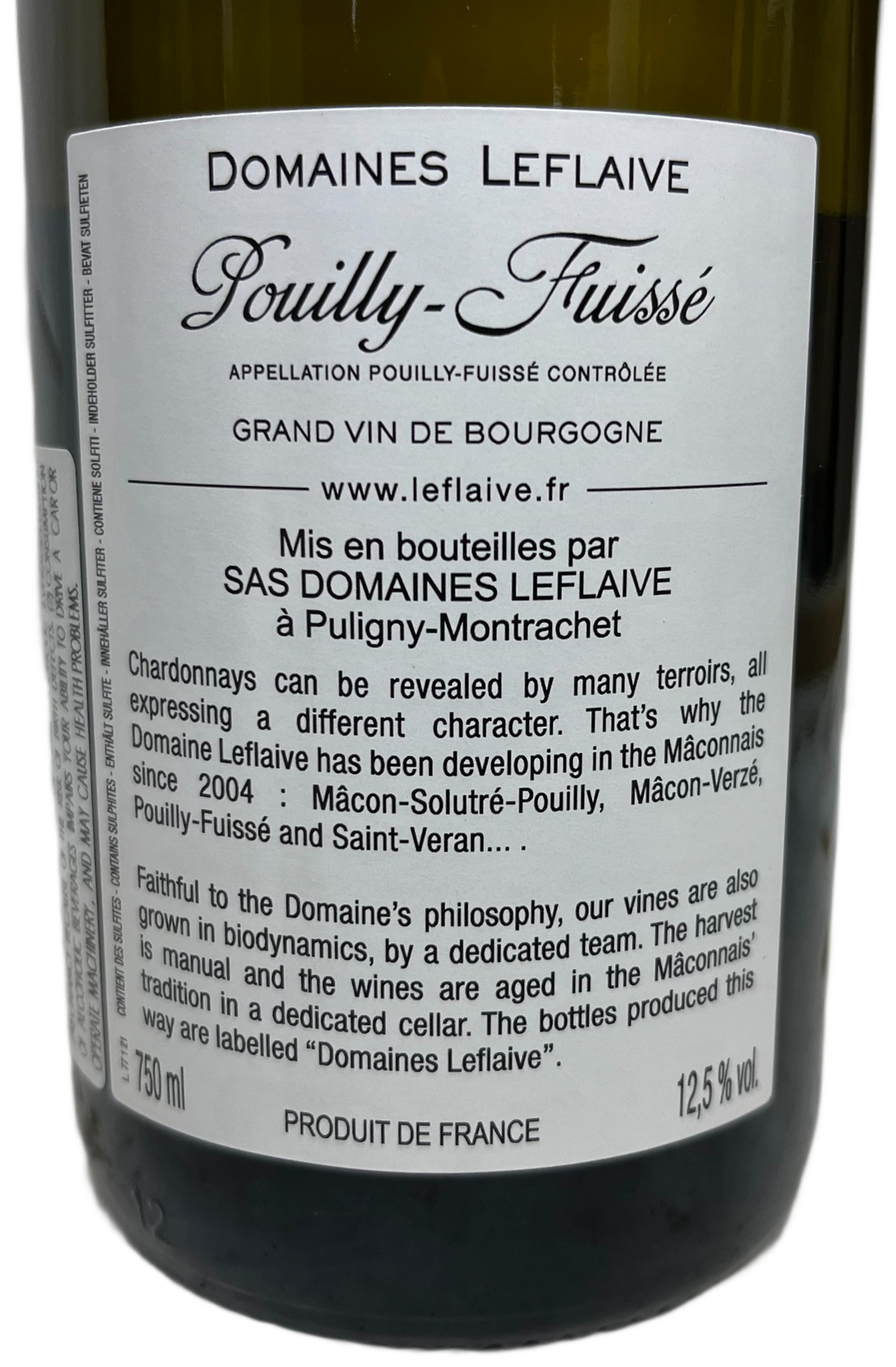 2021 Domaine Leflaive Pouilly Fuisse