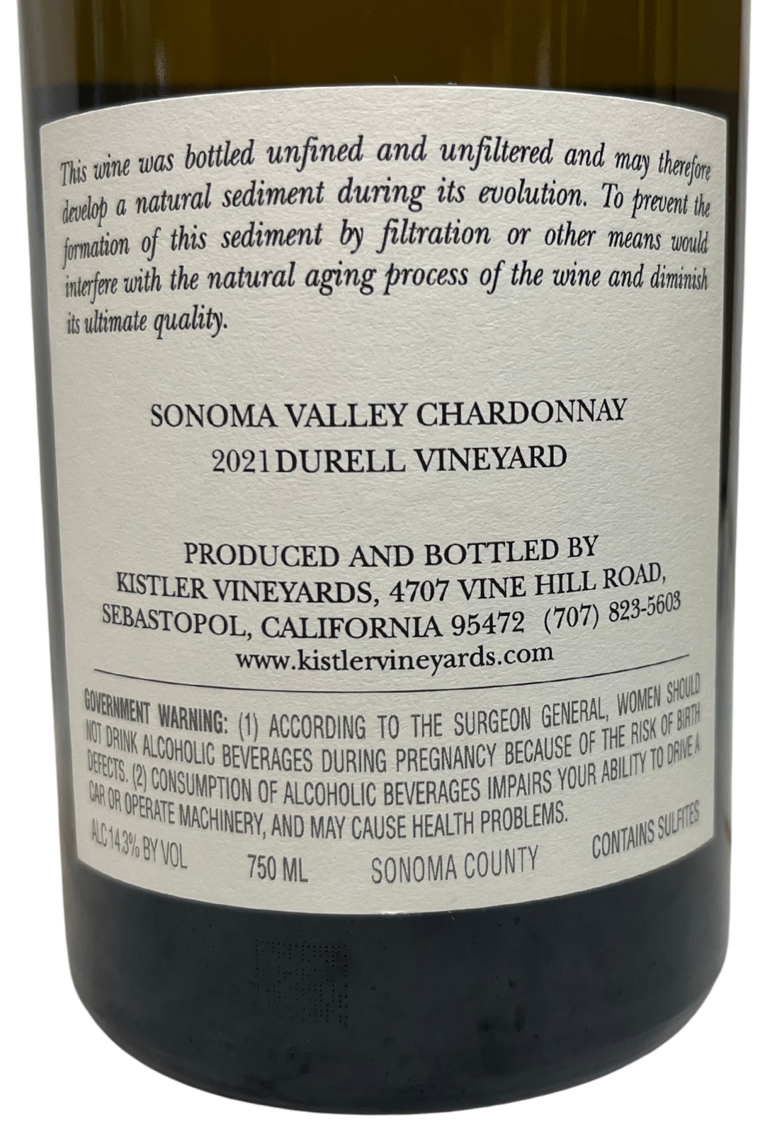 2021 Kistler Durell Vineyard Chardonnay