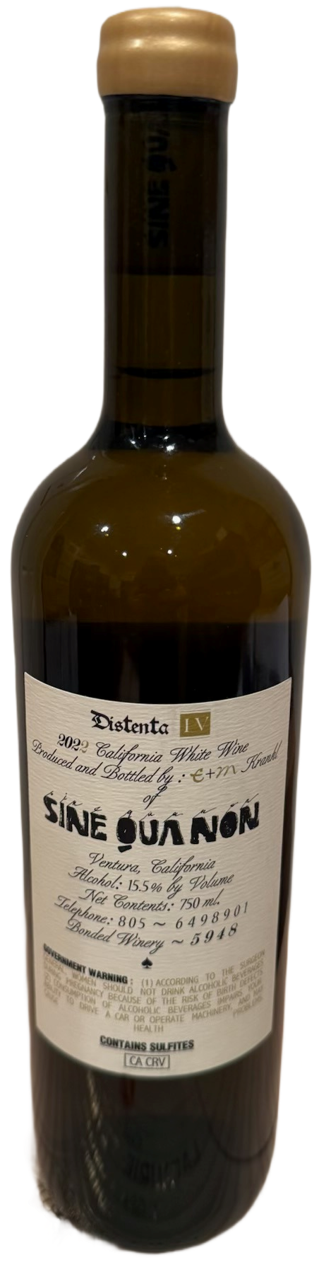 2022 Sine Qua Non Distenta IV Proprietary White