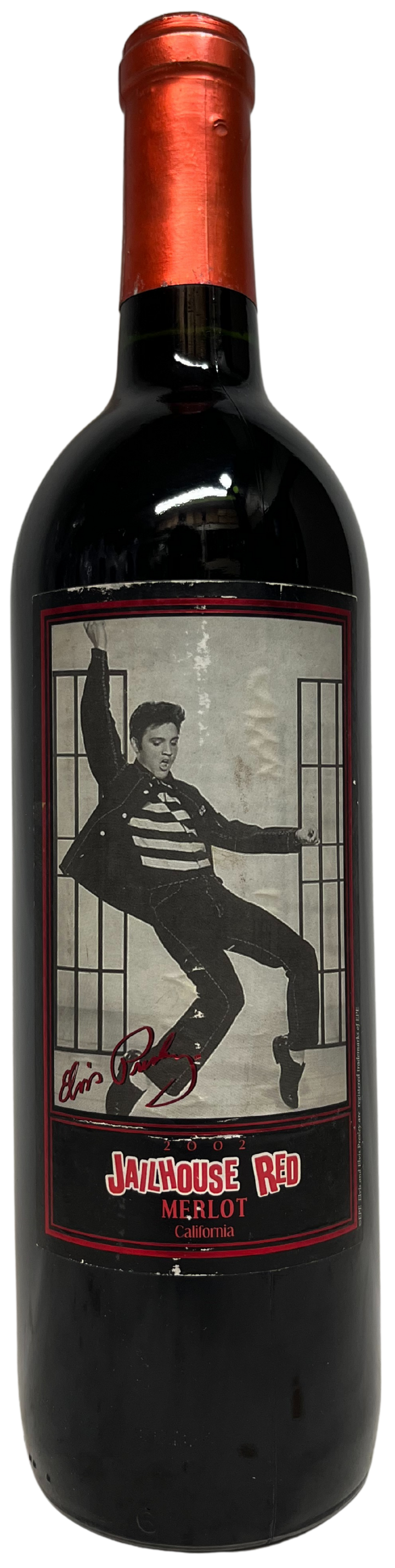 2002 Graceland Cellars Elvis Presley Jailhouse Red Merlot - Scratch and  Dent
