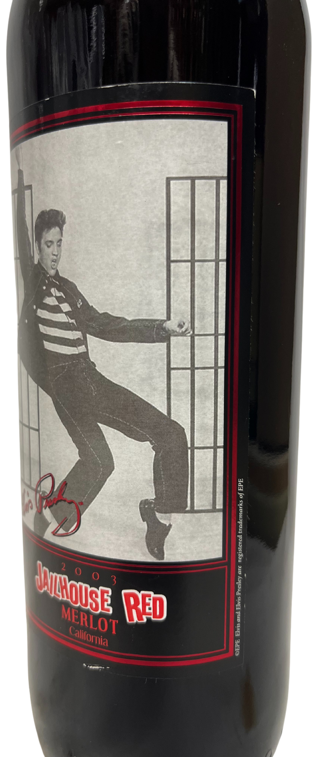 2003 Graceland Cellars Elvis Presley Jailhouse Red Merlot 1st Edition