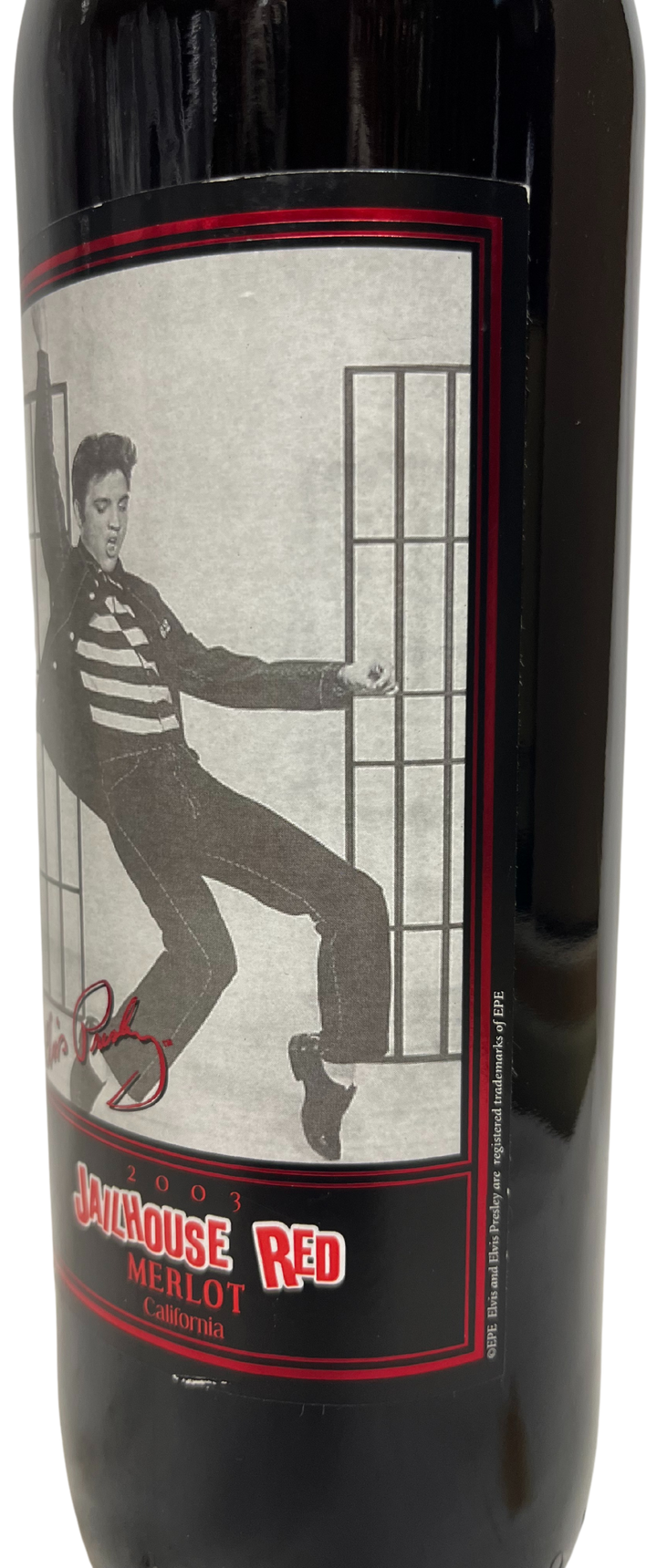 2003 Graceland Cellars Elvis Presley Jailhouse Red Merlot 1st Edition