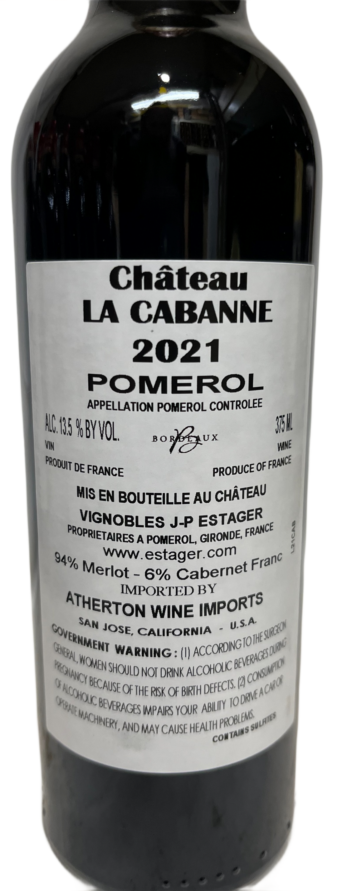 2021 La Cabanne Pomerol