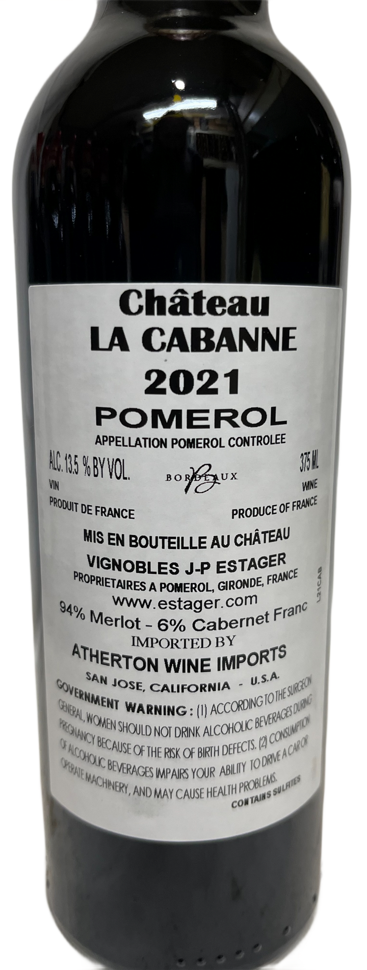 2021 La Cabanne Pomerol