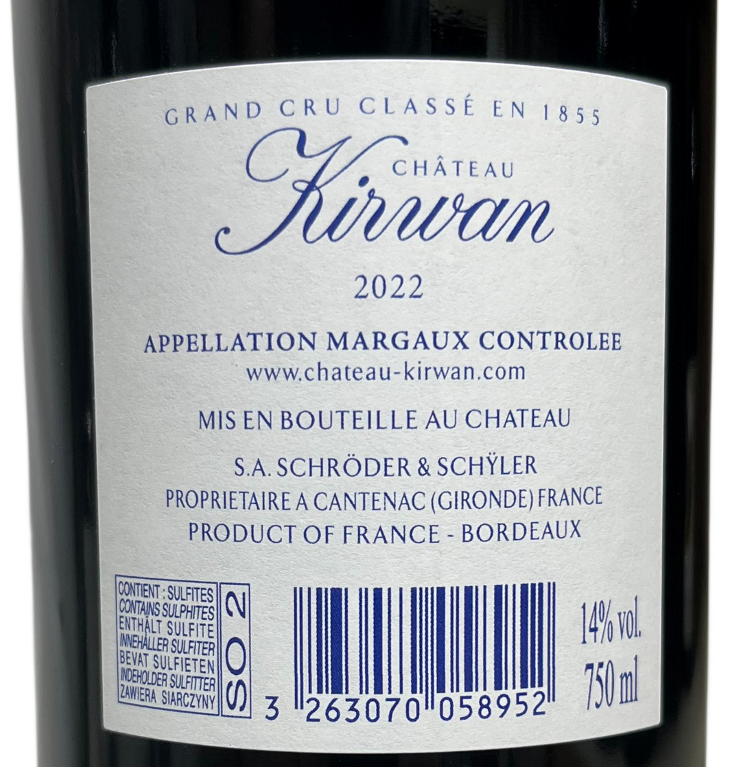 2022 Kirwan Margaux